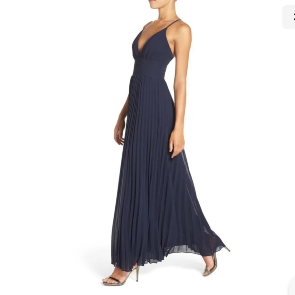 Lulu's Navy Maxi Dress